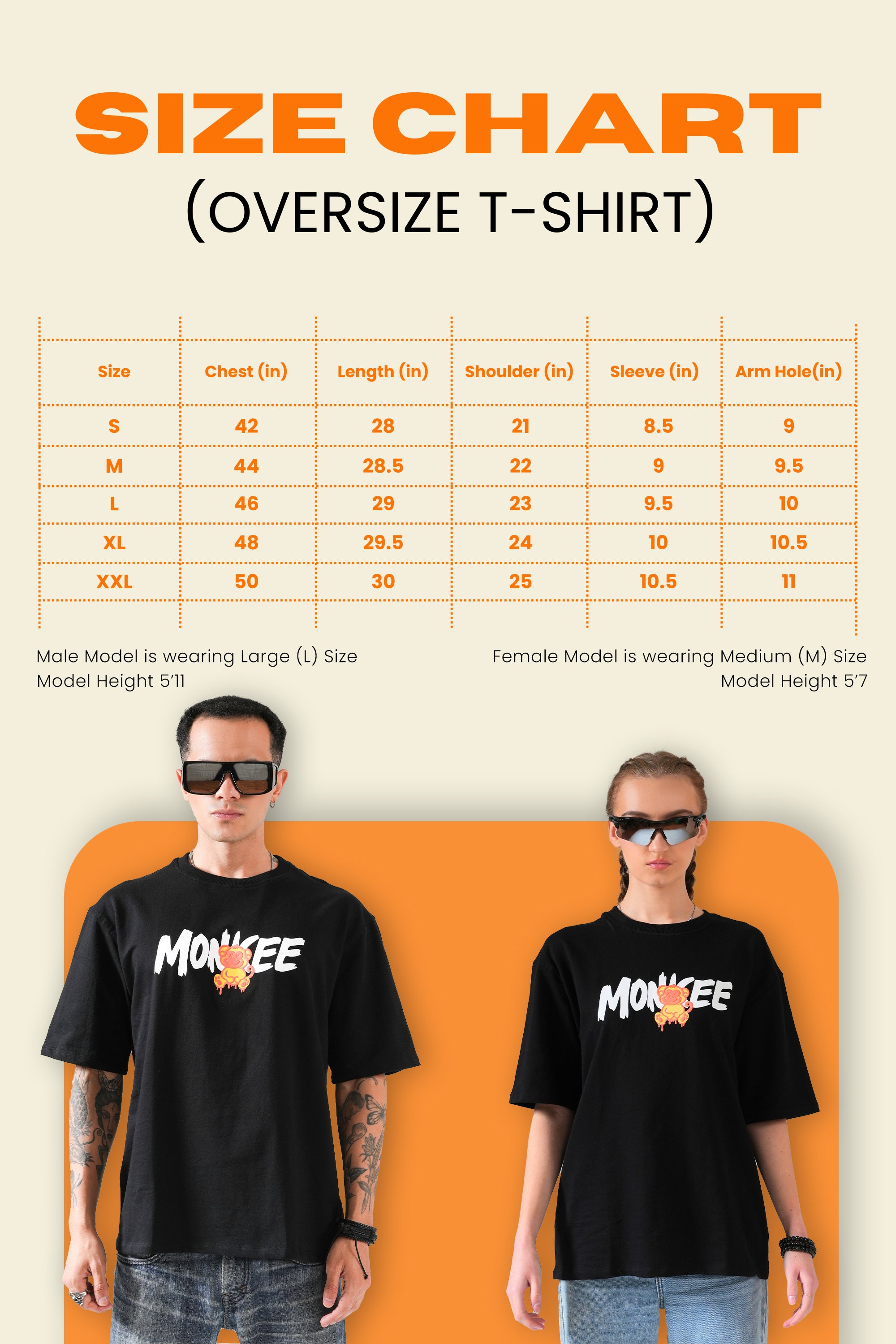 MONKEE “Unknown Rules” Oversized Black T-Shirt — 240 GSM French Terry, Puff + Screen Print, Unisex