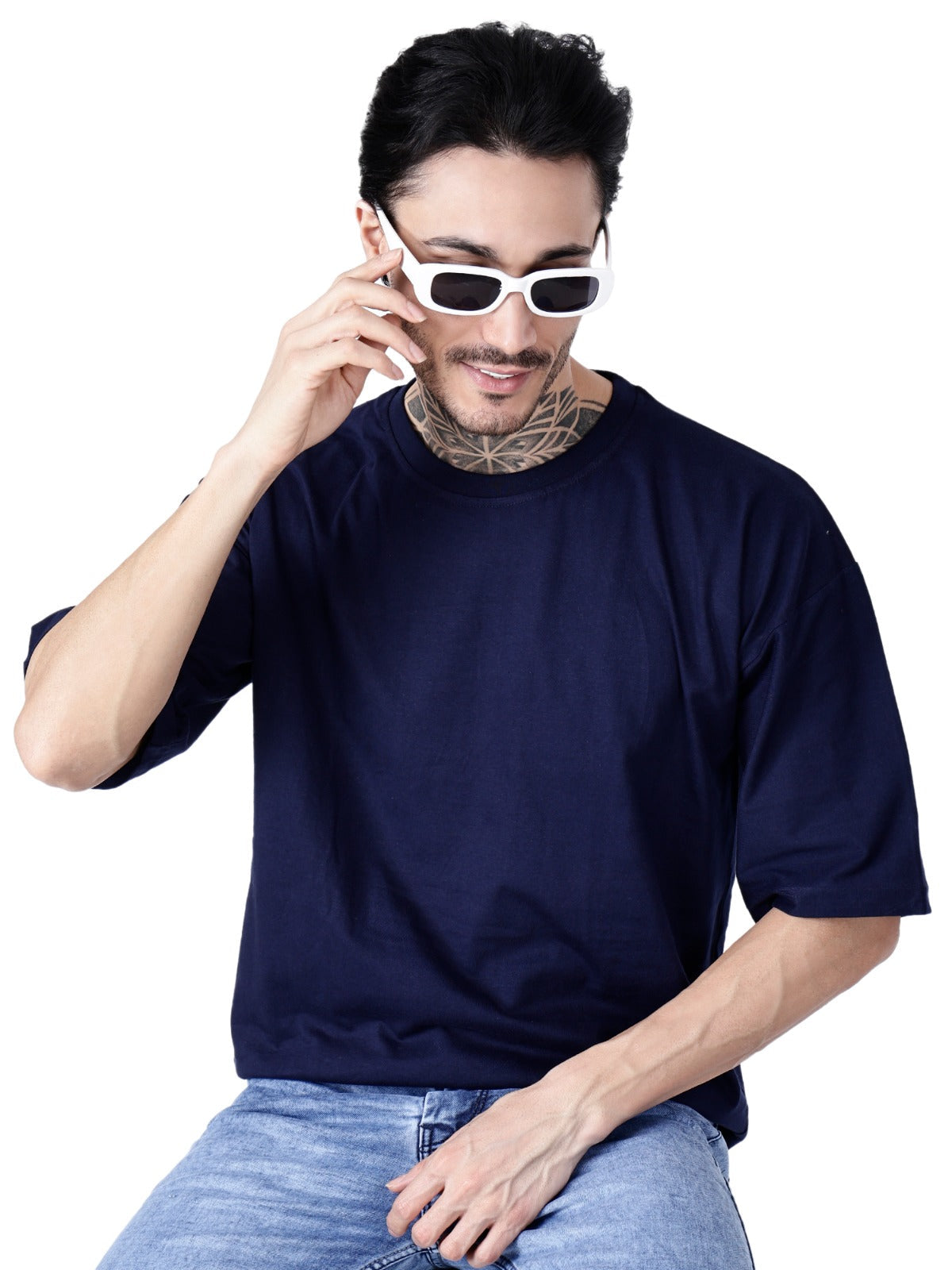 Blue T-Shirt Loose Fit