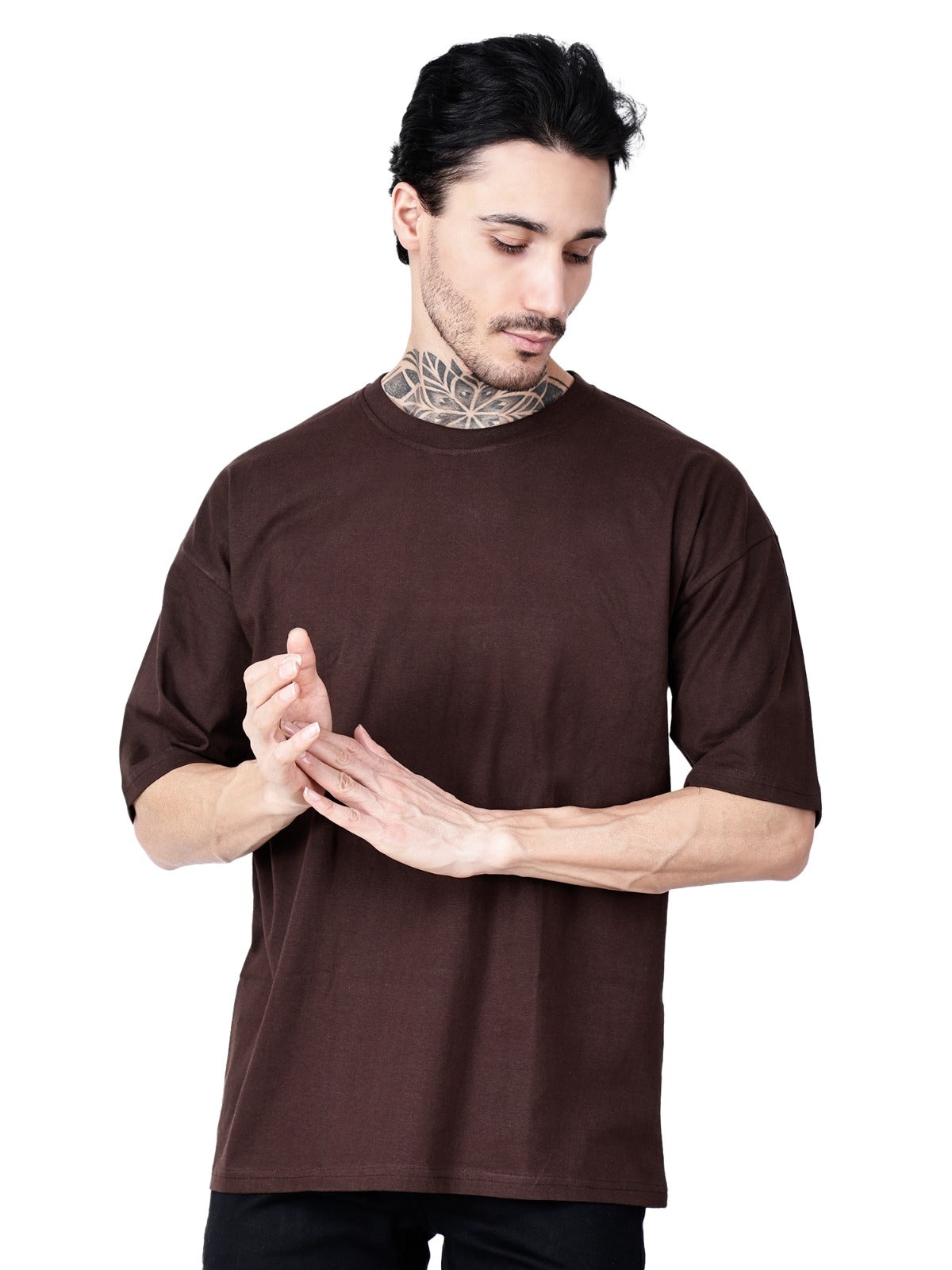 Brown T-Shirt Loose Fit