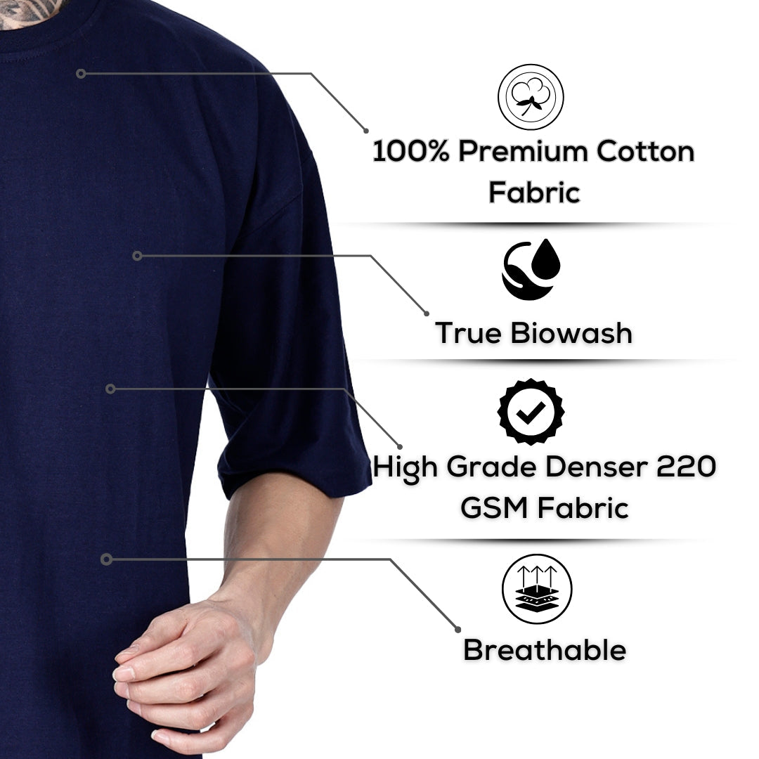 Blue T-Shirt Loose Fit