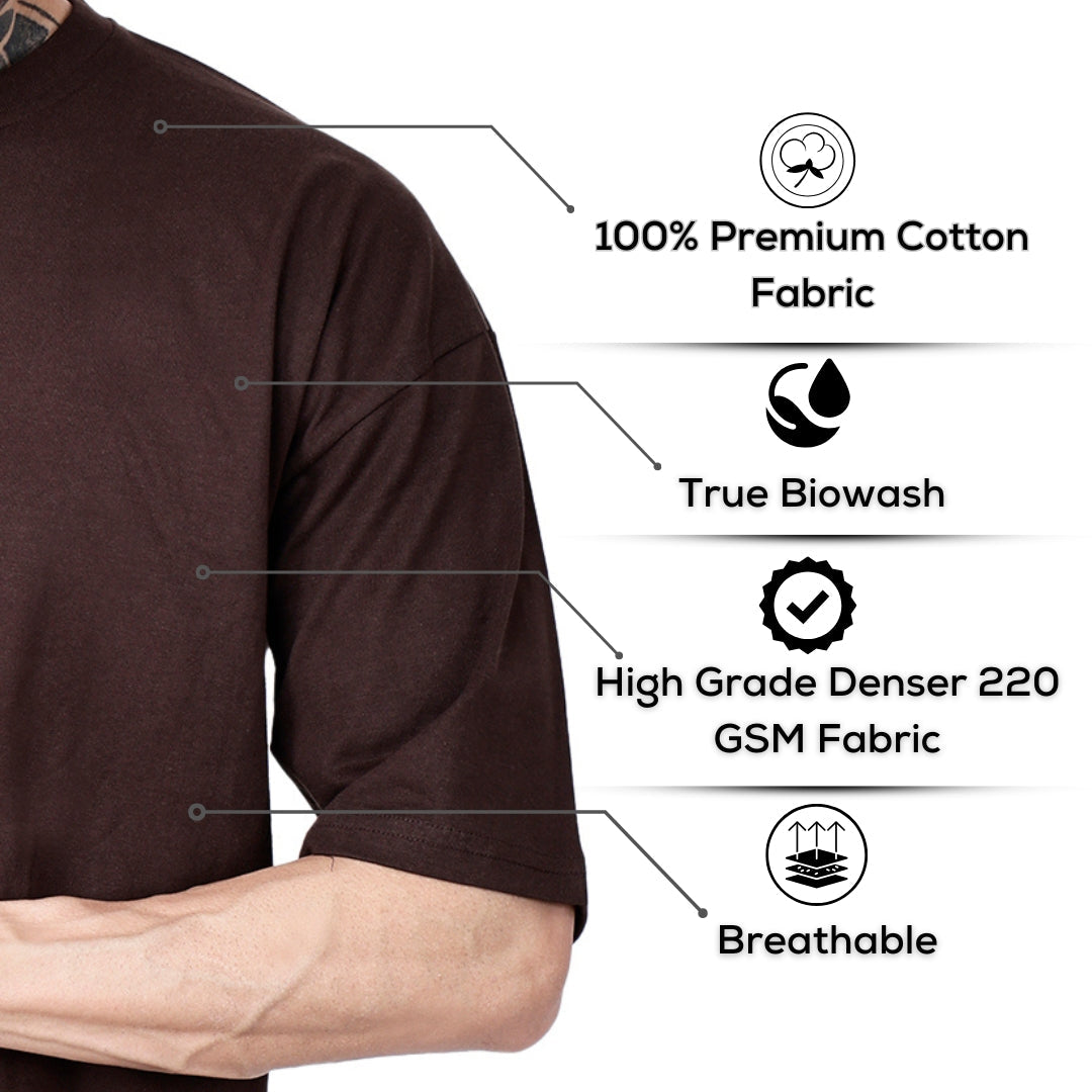Brown T-Shirt Loose Fit